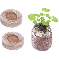 Yardwe 10 UNIDS Peat Pellets Semillas de Arranque de Semilla Semillas de Arranque de Semillas Plántula Bloque de Suelo 3…